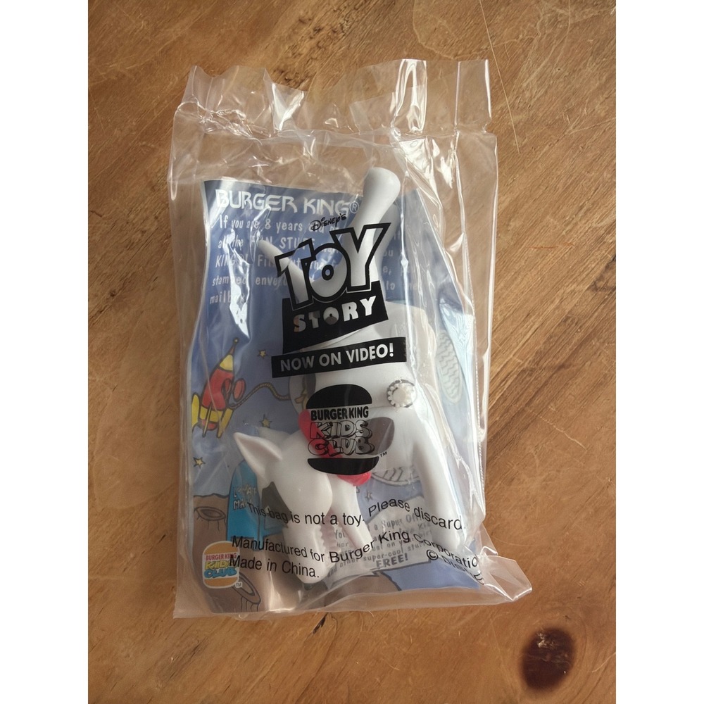Burger King Toy Story Toy Kids White New Scud Wind Up Dog Figure 1996
